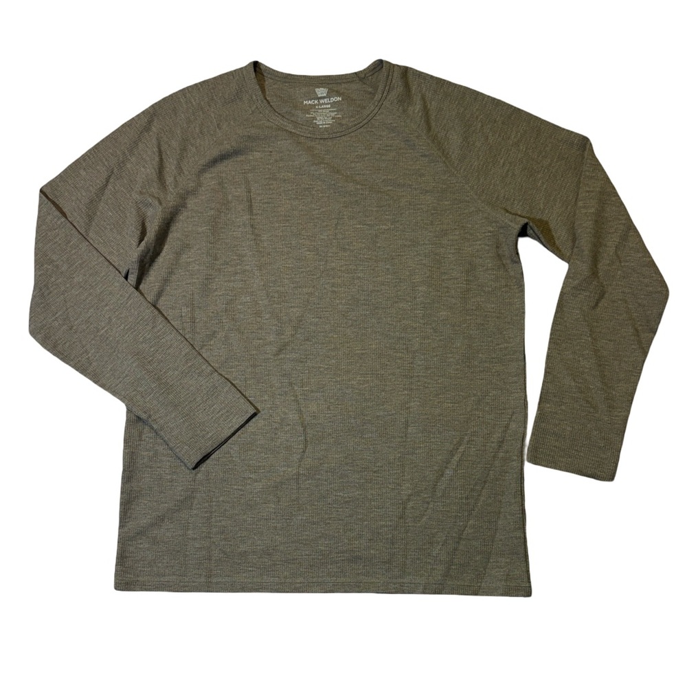 Mack Weldon Men’s Long Sleeve Crew Neck Shirt - Olive